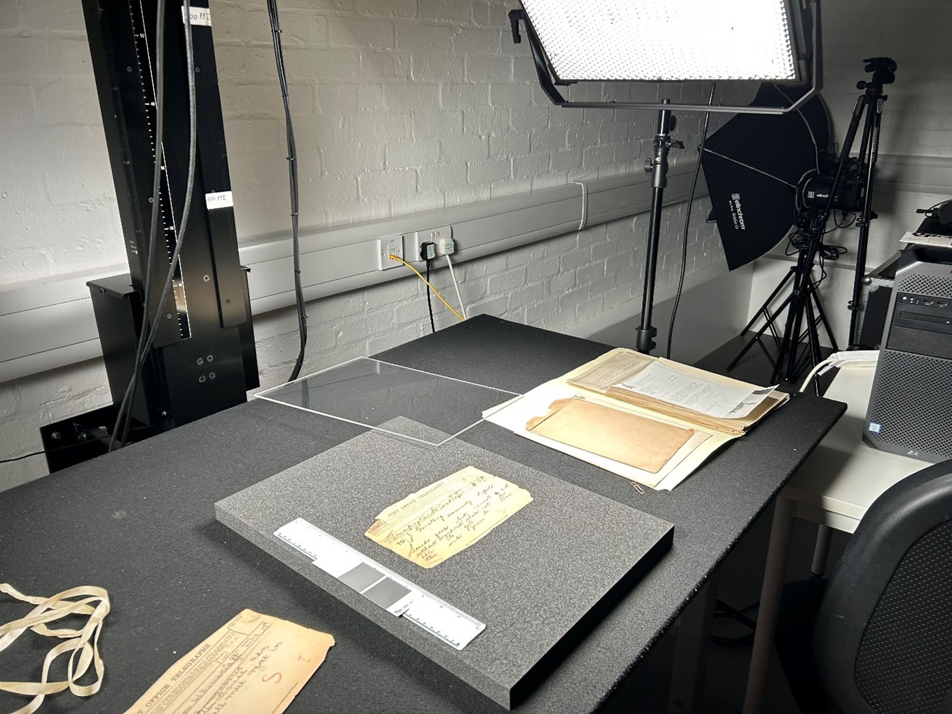 The digitisation of the collections will enable access. 
