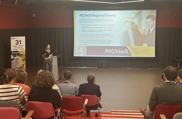 Dr Carla Burrell introducing delegates RICHeS programme