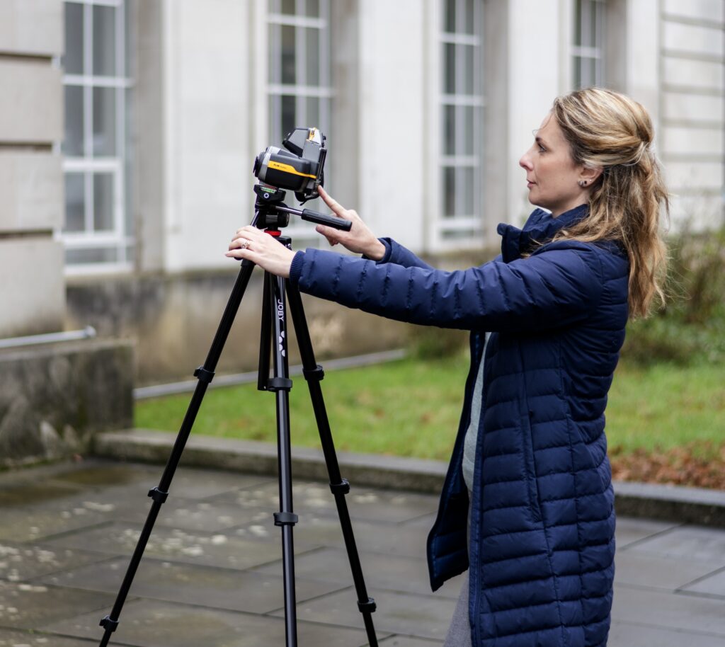 Dr Nicola Emmmerson Thermal Imagining a building exterior