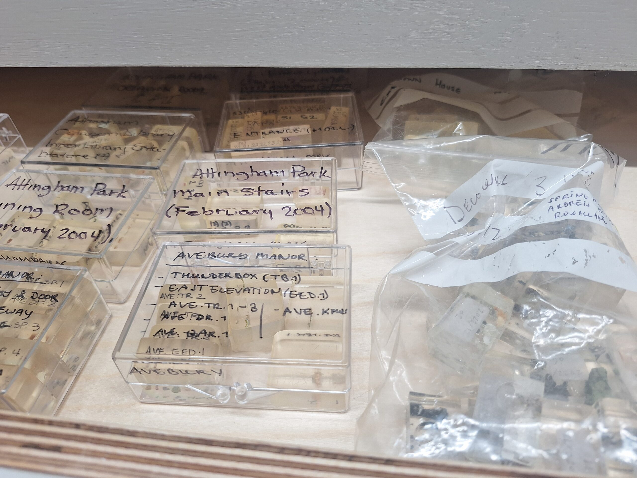 View of Paint Sample Archive