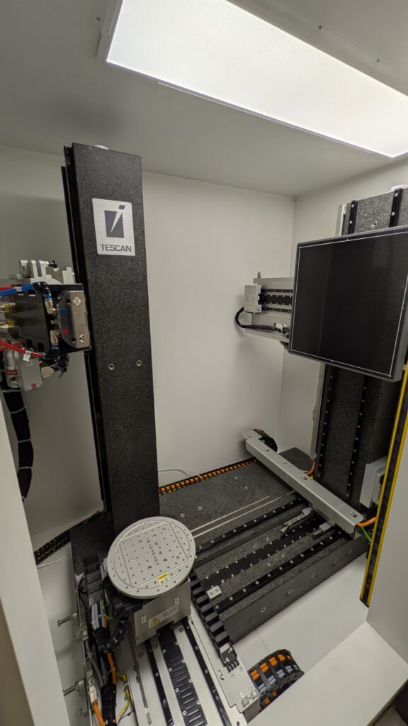 Interior of micro-CT scanner