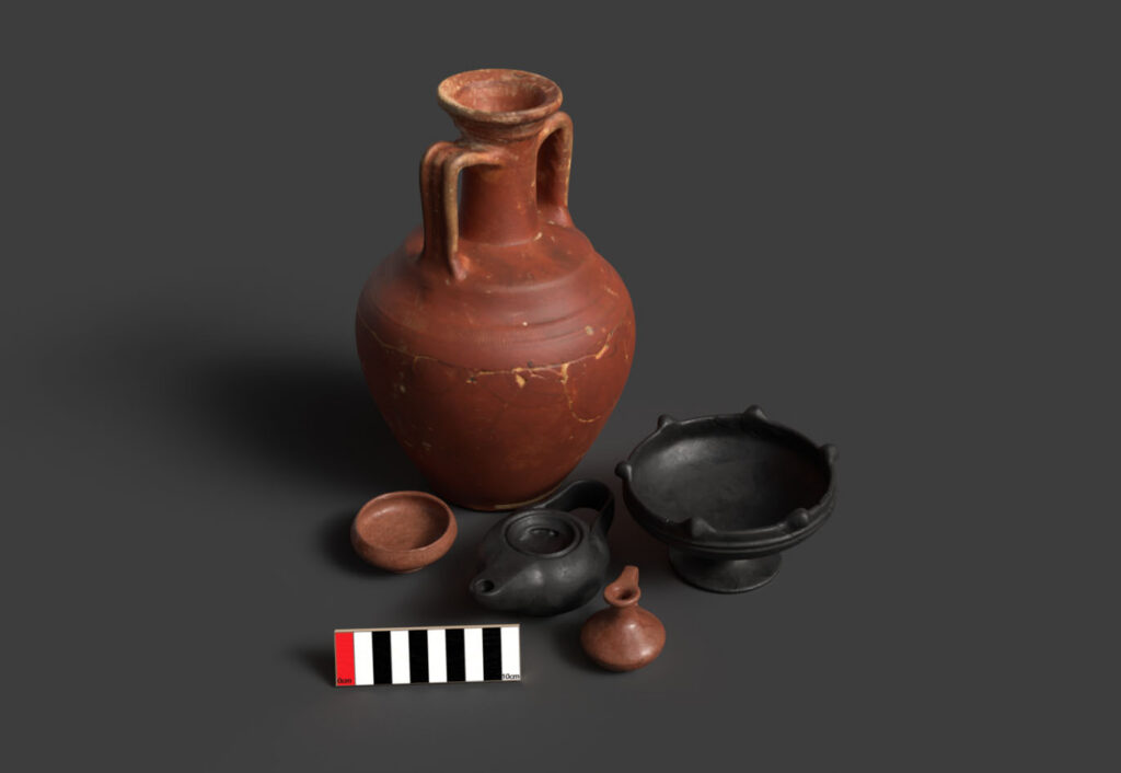 3D Models of Roman pottery vessels.